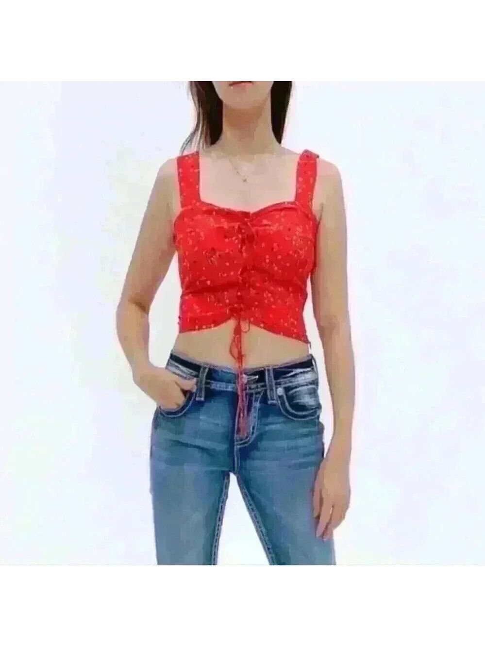 Miss Me Cropped Floral Top